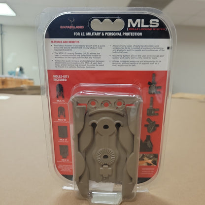 Safariland MOLLE Locking System Kit - STX Flat Dark Earth MOLLE-KIT1-55