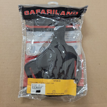 Safariland Holster Black Plain Leather Right Hand For Glock 17/22 747-83-61