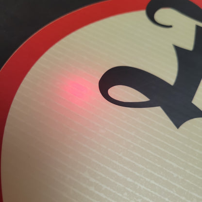 18.5" Dracula's Pub Light Up Warning Sign 33636