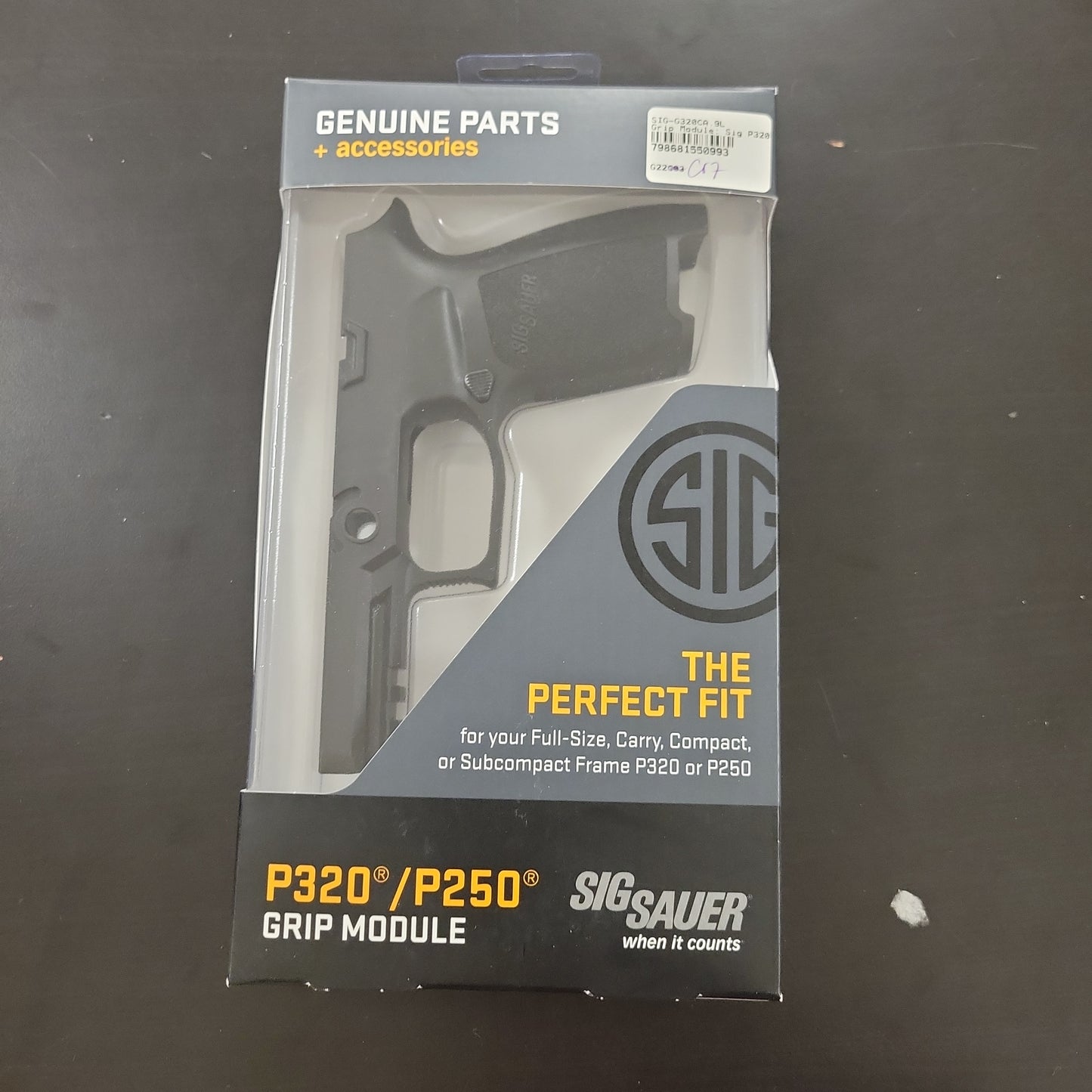 Sig Sauer Grip Module for P320 Carry Size 9/40/357 Black Large GRIP-MOD-CA-943-L-BL