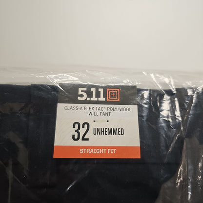 5.11 Tactical Pant Twill, FT PolyWool Class-A Midnight Navy, 32 74492-750-32