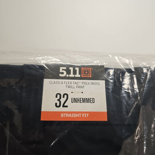 5.11 Tactical Pant Twill, FT PolyWool Class-A Midnight Navy, 32 74492-750-32