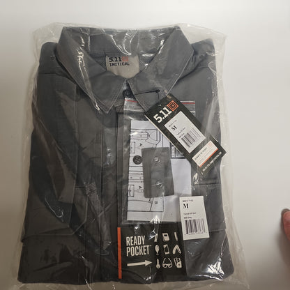 5.11 Tactical Short Sleeve Cotton Grey Medium 71152-029-M
