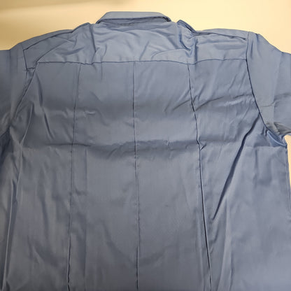 Spiewak & Sons Light Blue Short Sleeve Uniform Shirt, PolyCotton Blend, Large