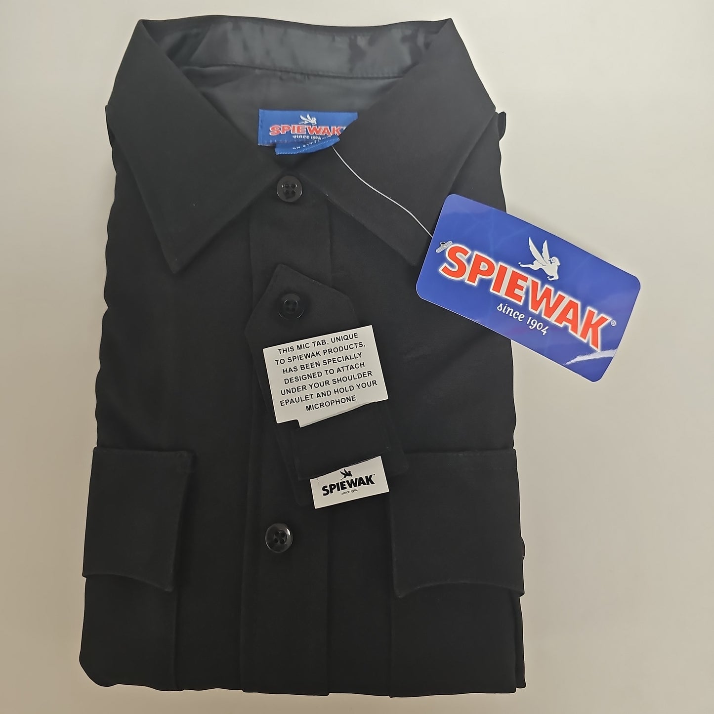 Shirt: Spiewak Poly, Women's L/S,  Black, 44 SU316Z-003-44