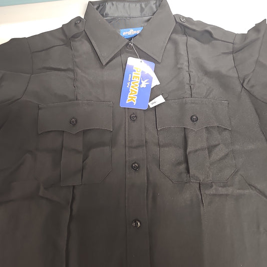 Shirt: Spiewak Poly, Women's L/S,  Black, 44 SU316Z-003-44