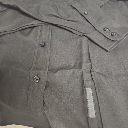Spiewak & Sons, Inc. Women's Long Sleeve Black Poly Shirt, Size 44