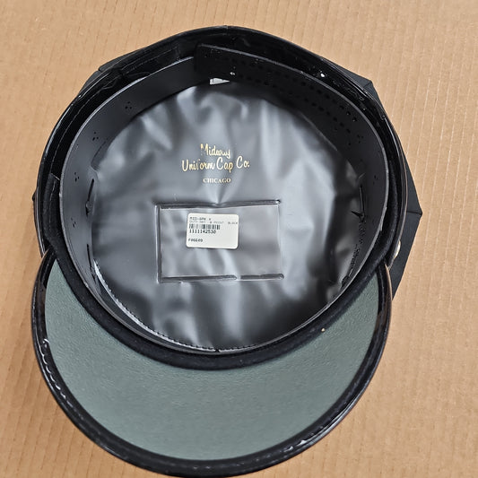 DUTY HAT: 8 POINT, BLACK, SZ. X-LARGE 134-MF, 134-C