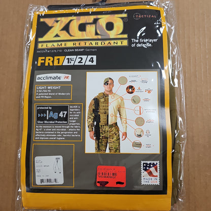 Longworth Industries XGO Fire Retardant Pants with Fly, Coyote, Medium
