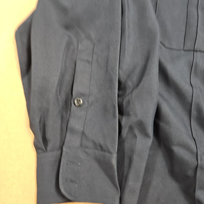 Spiewak & Sons Performance Duty Long Sleeve Shirt in Dark Navy, Size 17.5