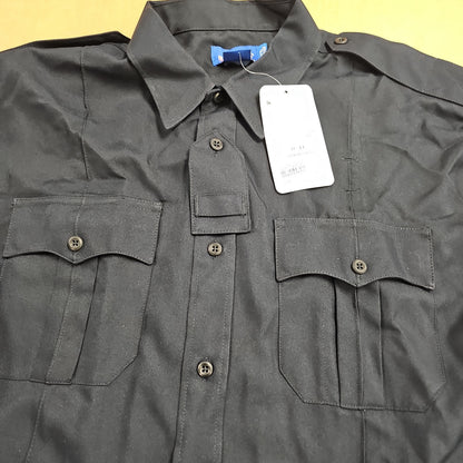 Spiewak & Sons Performance Duty Long Sleeve Shirt in Dark Navy, Size 17.5