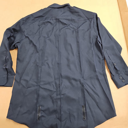 Spiewak & Sons Performance Duty Long Sleeve Shirt in Dark Navy, Size 17.5