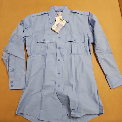 Elbeco, Inc. Paragon Long Sleeve Blue Shirt 14.5 x 32/33 for Comfort Fit