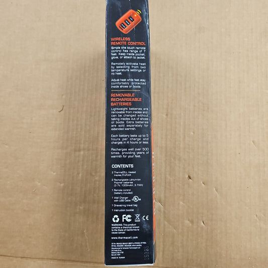 Heated Insole: Thermacell ProFLEX, Large sz. 7.5-9 HW20-L