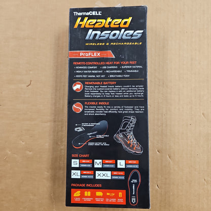 Heated Insole: Thermacell ProFLEX, Large sz. 7.5-9 HW20-L