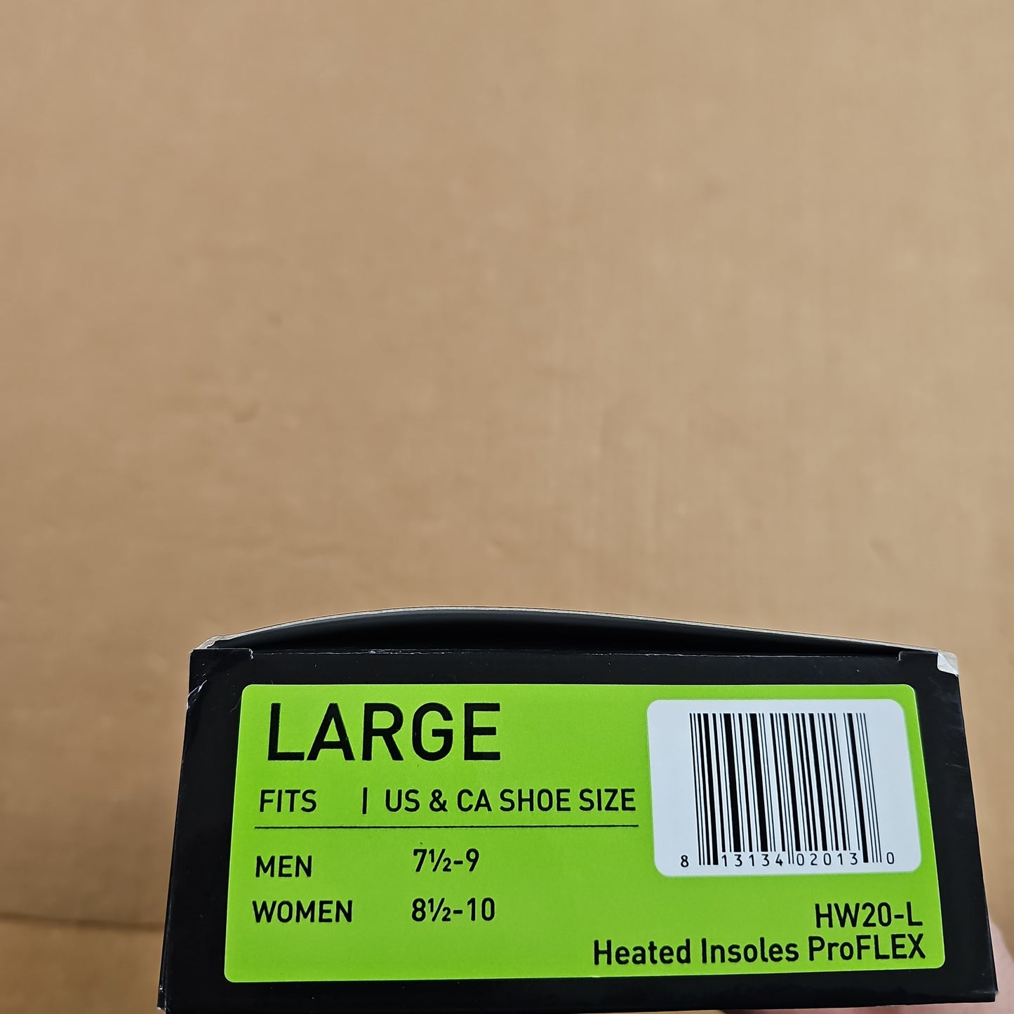 Heated Insole: Thermacell ProFLEX, Large sz. 7.5-9 HW20-L