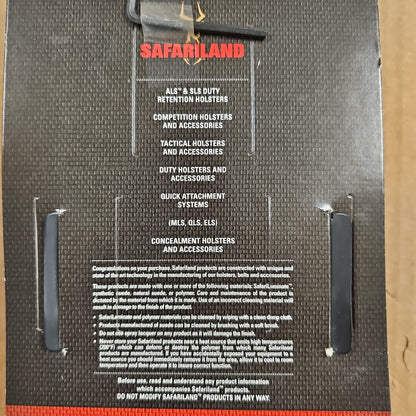 Safariland Mag Holder Paddle for Glock Models 17/19/22/23/26/27/34/35