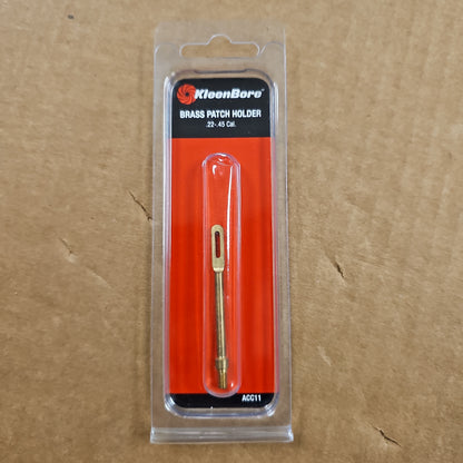 PATCH HOLDER: .22-.45ACP RIFLE/HANDGUN, BRASS ACC11