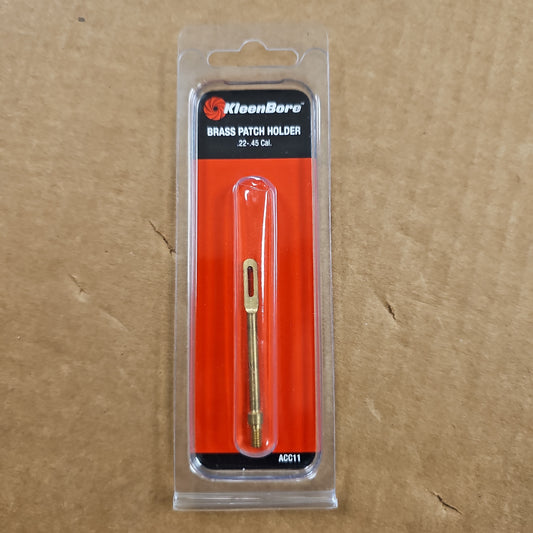 PATCH HOLDER: .22-.45ACP RIFLE/HANDGUN, BRASS ACC11