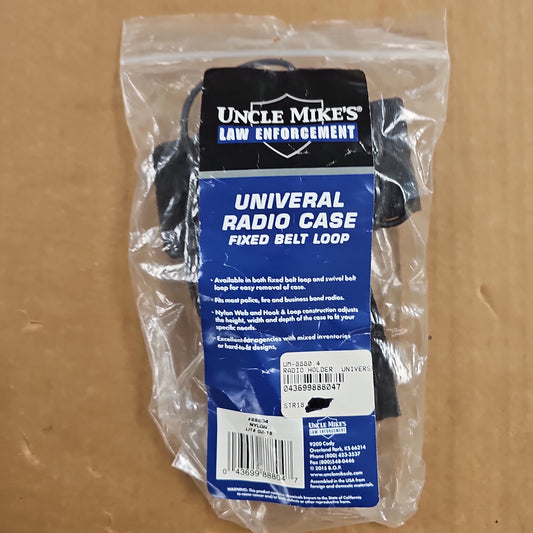 RADIO HOLDER: UNIVERSAL, FITS; 2  2.25 BELTS 88804