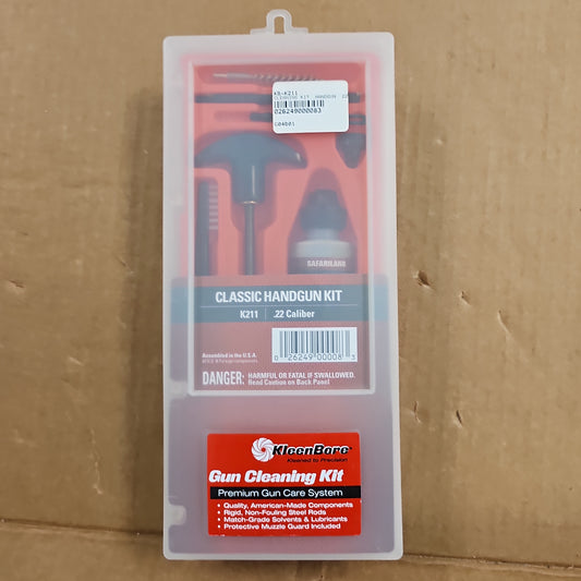 CLEANING KIT: HANDGUN .22 CA. K211