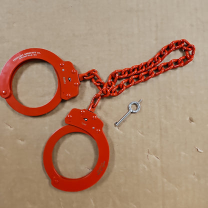 LEG IRONS:  Peerless Model 753 color plated, Red 4743R