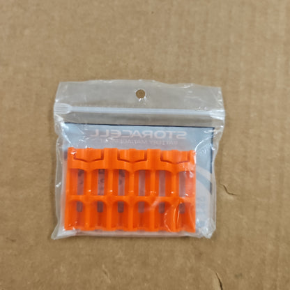 Battery Caddy: AAA (Holds 6), Orange SLAAA6-Orange