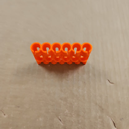 Battery Caddy: AAA (Holds 6), Orange SLAAA6-Orange