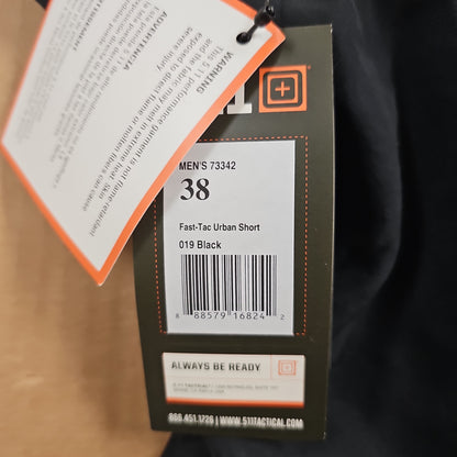 5.11 Tactical Fast-Tac Urban Shorts in Black - Versatile Outdoor Gear 38