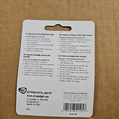 BULB: TT-2L TWIN-TASK LIGHT, 2 CELL LITHIUM 51105