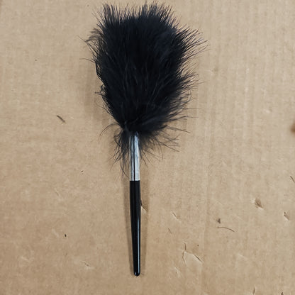 SIRCHIE LABORATORIES Black Feather Brush for Precision Dusting 123LB