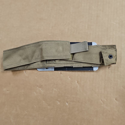 SAFARILAND BODY ARMOR Tactical Pouch for 26" Baton or Flashlight, Khaki