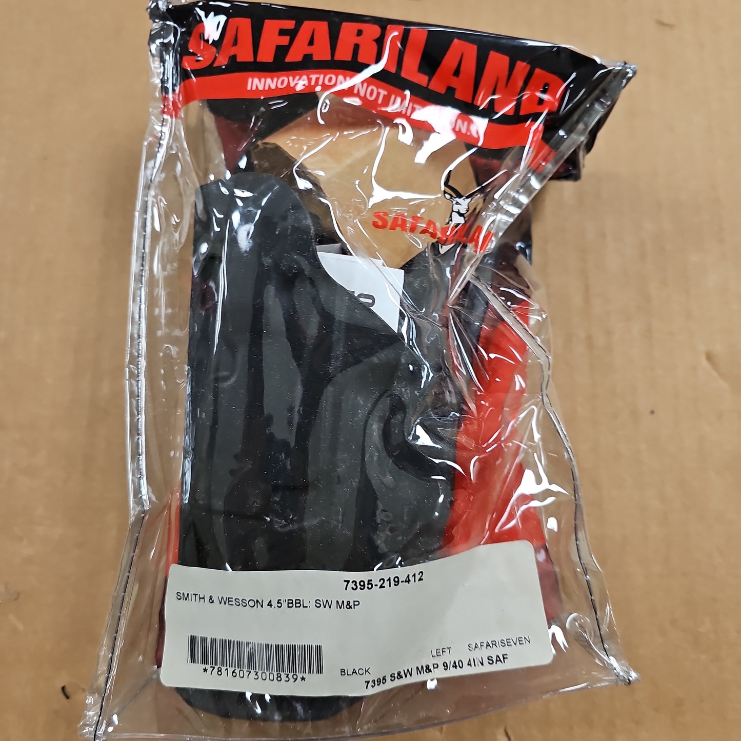 Safariland 7TS ALS Low Ride Duty Holster for SW M&P Left Handed 7395-219-412