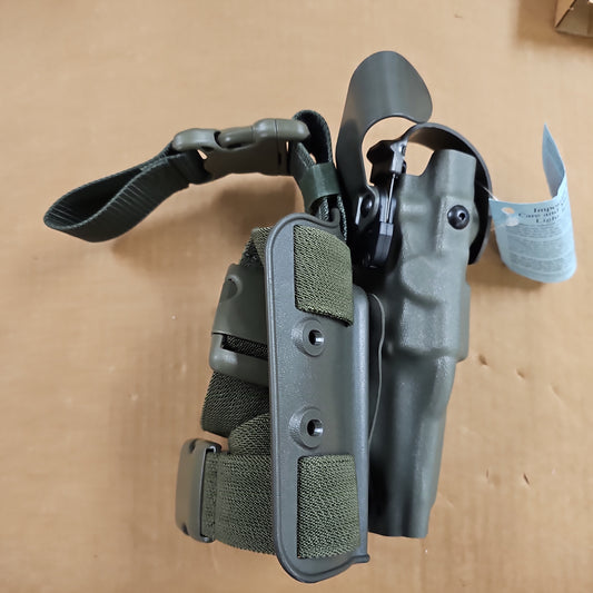 Safariland Tactical Holster for S&W M&P .45 with ALS and QR Harness, OD Green