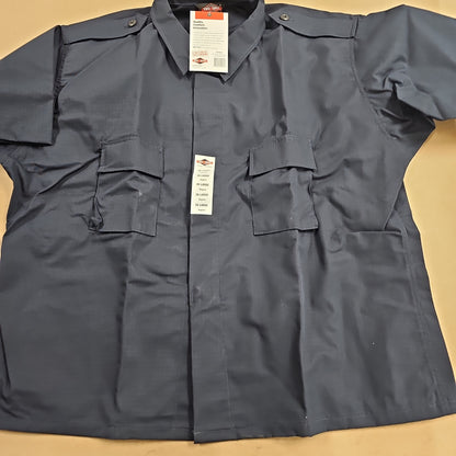 ATLANCO Tactical PolyCotton Ripstop Shirt in Navy, 3X-Large Regular Fit