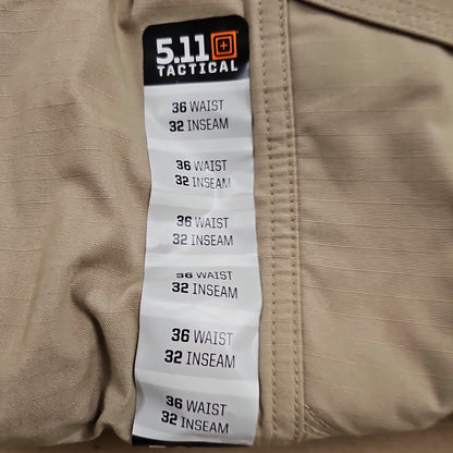 5.11 Tactical XPRT Tactical Pant in TDU Khaki, Size 36/32 for Comfort