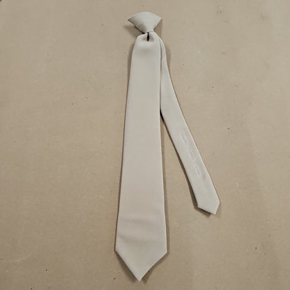Clip-on Tie Silver Tan 18" Regular Length 90010-193