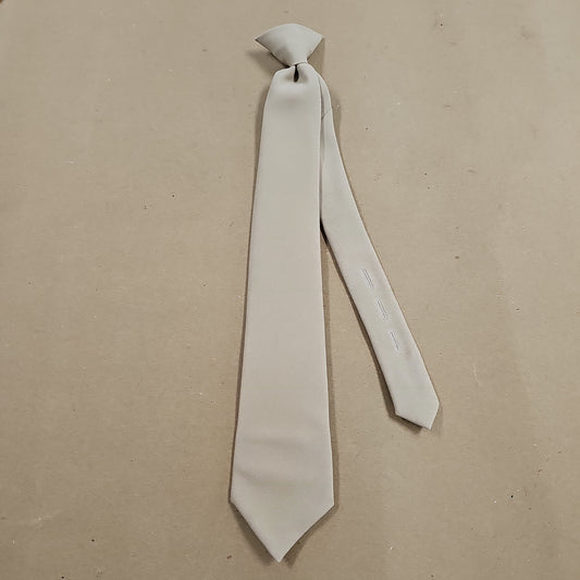 Clip-on Tie Silver Tan 18" Regular Length 90010-193