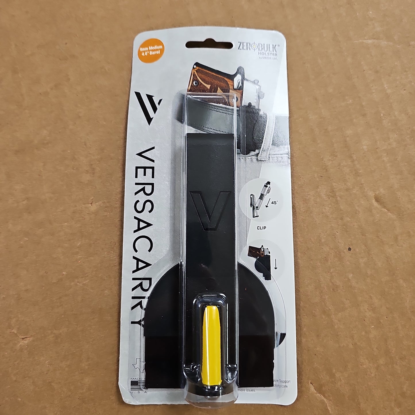 9MM: IWB, MED, 4.75 Clip, Fits 3.8 - 4.25 Barrels 9MM-MED