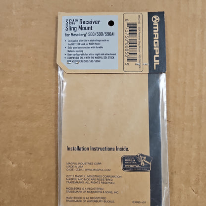 MagPul Industries Corp SGA Receiver Sling Mount for Moss 500/590 Stocks