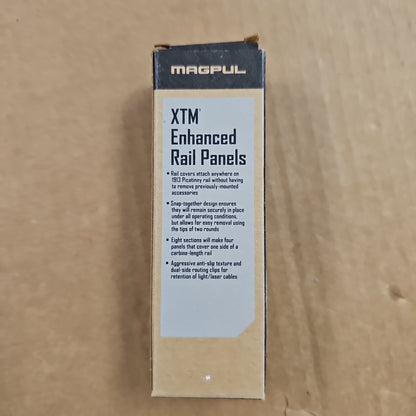 MagPul Industries Corp XTM Enhanced OD Green Rail Panel Set of 4 Pieces