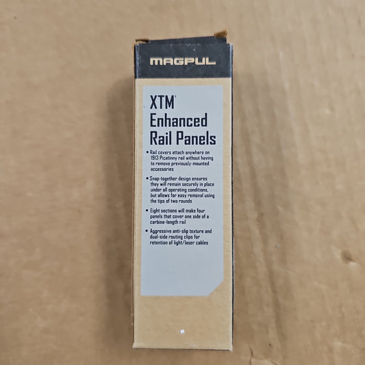 XTM Enhanced Rail Panel (4) two-piece panels, OD Green MAG510-ODG