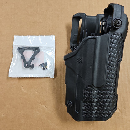 Blackhawk Holster T-Series Baskeweave Level 3  w/ TLR1 TLR2 fits Sig P250 P320 RH 44N661BWR