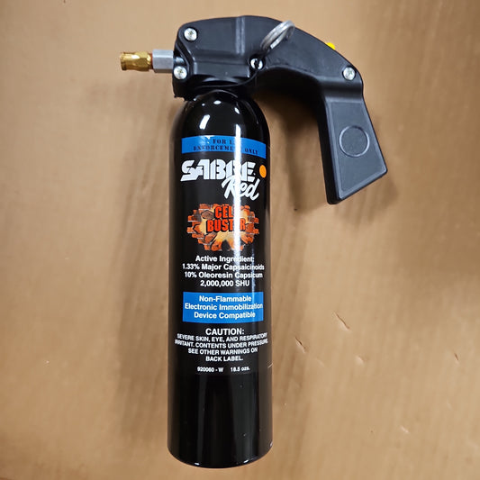 MK9 Sabre Red Cell Buster Pepper Spray Fogger Bear Spray MK-9 18.5 OZ  FOGGER 920060-A