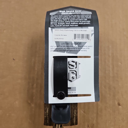 High Speed Gear Duty Smoke Grenade TACO U-MOUNT Pouch in Coyote Brown