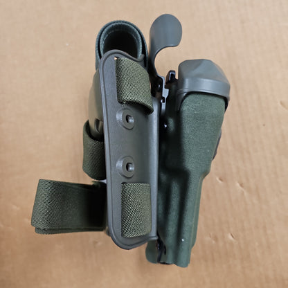Safariland Holster #6384 RDS, Ranger Green, Left Hand for Glock 19 All Gen w/Opt/TLR1 6384RDS-2832-732