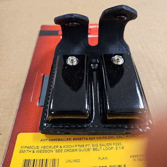 Safariland High Gloss Double Mag Holster for 45/9MM Single Stack Firearms