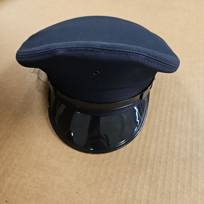 Bayly Duty Hat for Military Use, Navy Color with Silver Buttons, Small Size