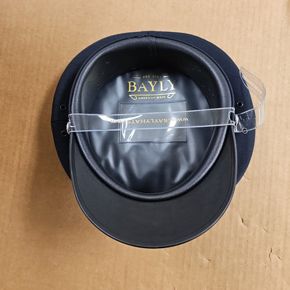 Bayly Duty Hat for Military Use, Navy Color with Silver Buttons, Small Size