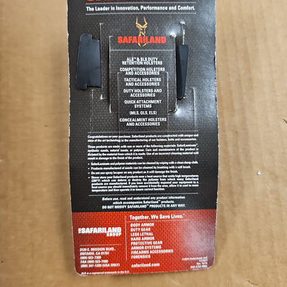 Safariland Baton Holder STX Finish Right Hand fits ASP F21 Stinger Flashlight 2.25" Belt 135-F21-131-2